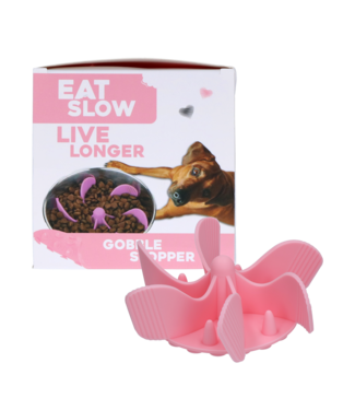 Eat Slow Live Longer Eat Slow Live Longer Gobble Stopper Roze M