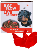Eat Slow Live Longer Eat Slow Live Longer Gobble Stopper Rood L