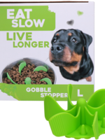 Eat Slow Live Longer Eat Slow Live Longer Gobble Stopper Groen L