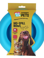Excellent Pets Excellent Pets No-Spill Bowl 800ml Blauw M