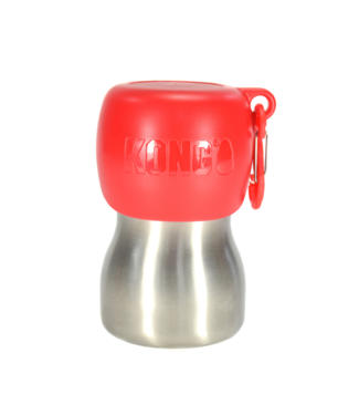 KONG KONG H2O RVS Waterfles Rood 255 ml