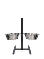 Merkloos Voer en drinkbak RVS T-standaard Ø 21 cm (1,75 l)