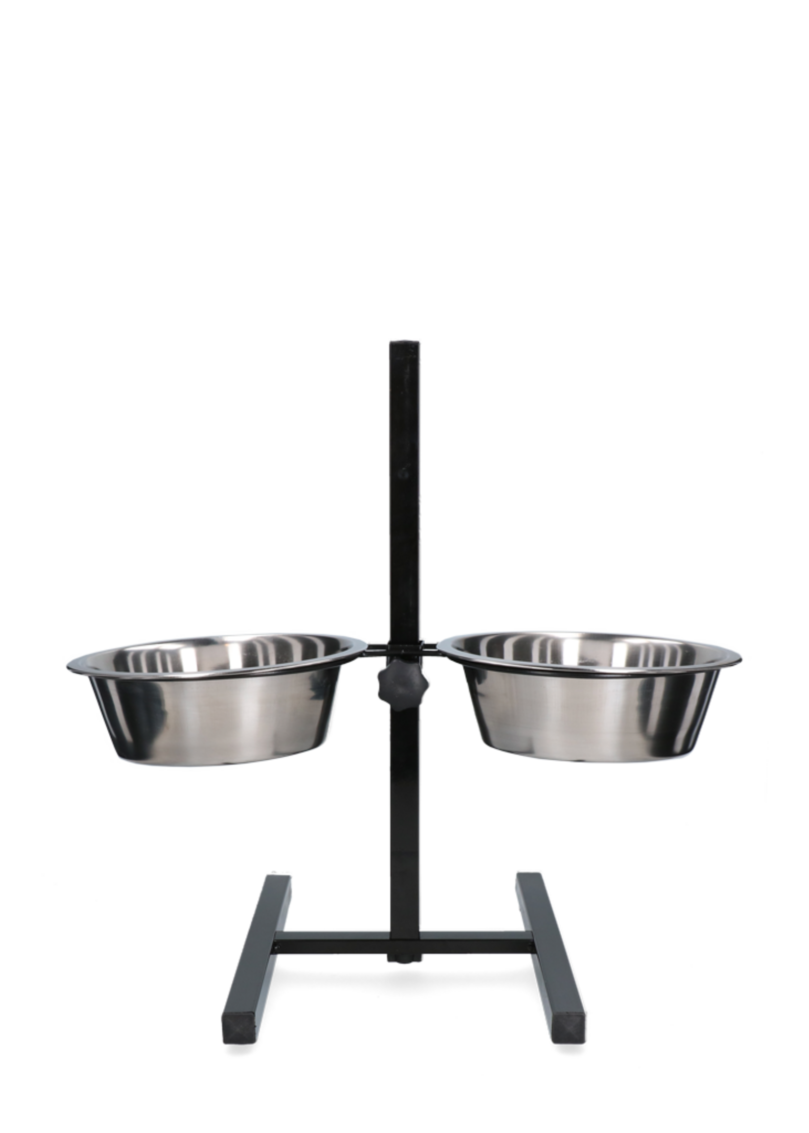 Merkloos Voer en drinkbak RVS T-standaard Ø 21 cm (1,75 l)