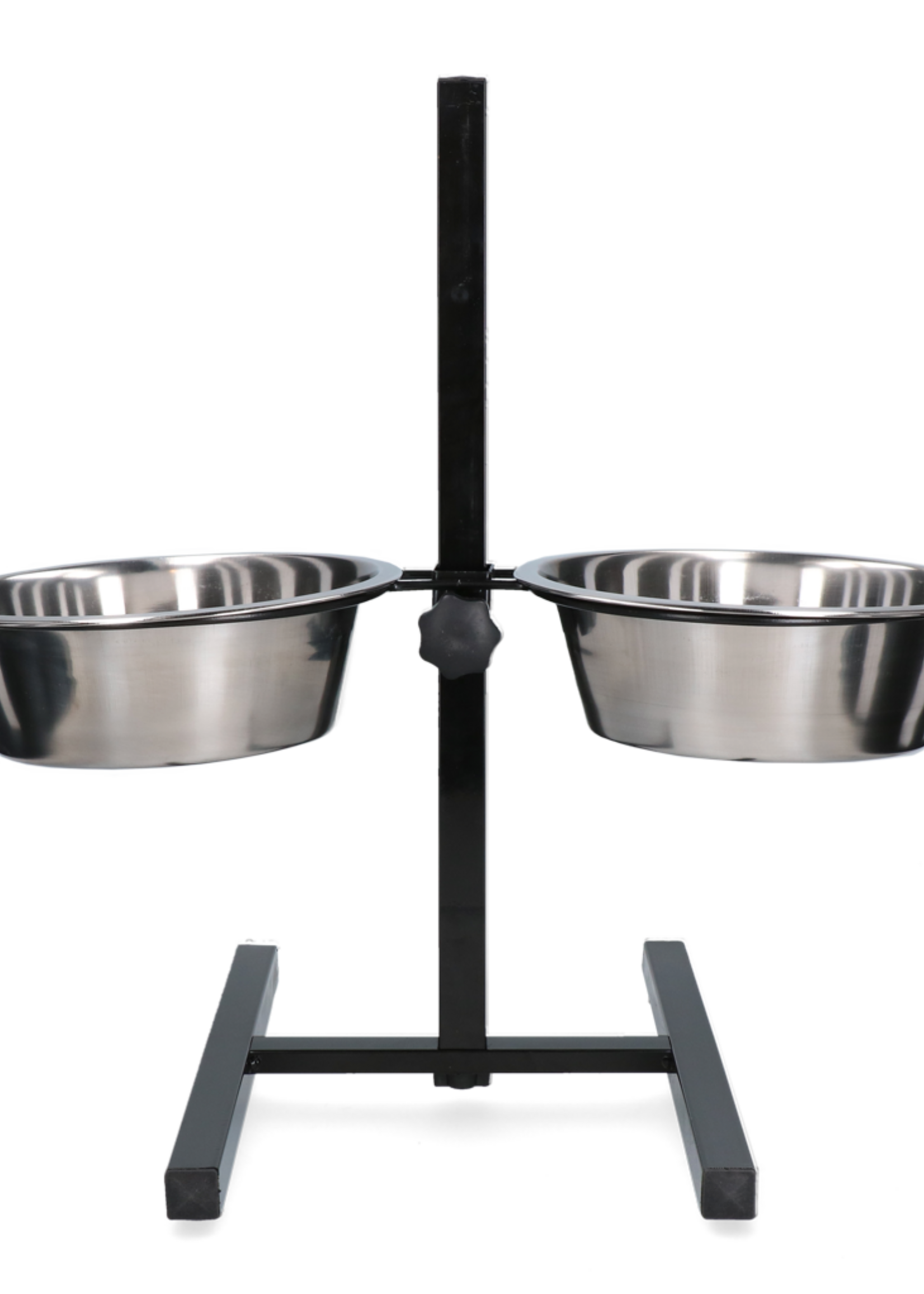 Merkloos Voer en drinkbak RVS T-standaard Ø 28 cm (4 l)