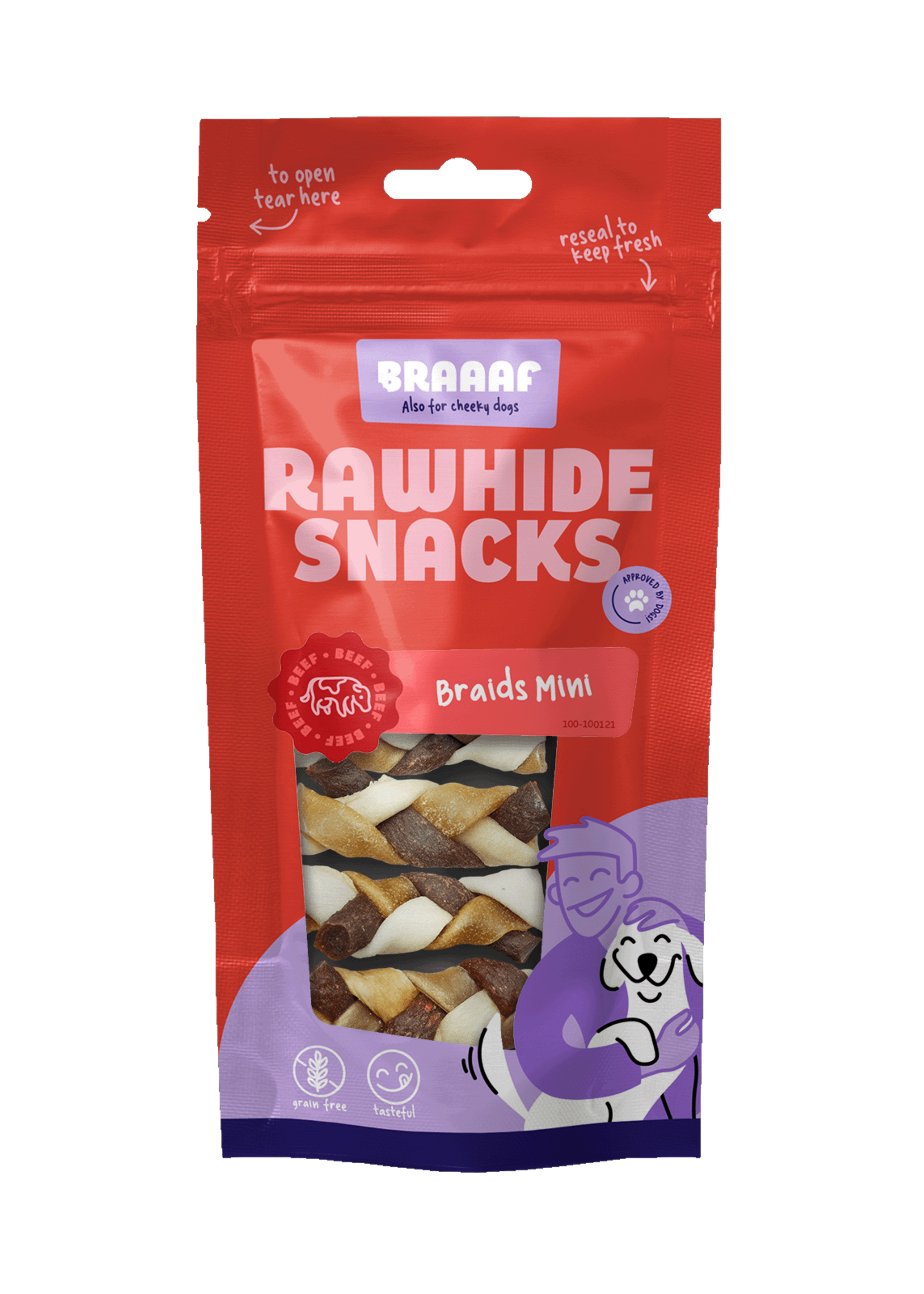 Braaaf Braaaf Twister Braids (5-pack) - 6 cm