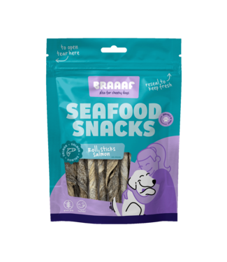 Braaaf Braaaf Seafood Zalm Roll Sticks - 12 cm
