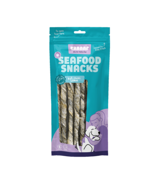 Braaaf Braaaf Seafood Braaaf Salmon roll sticks 20 cm 8 pcs