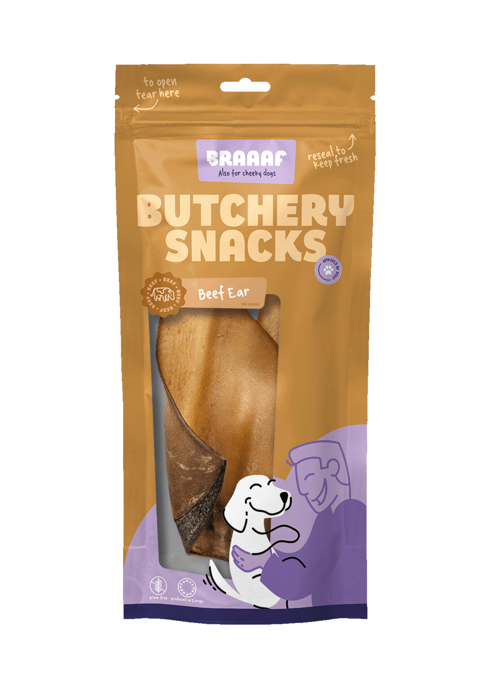 Braaaf Braaaf Butchery Snacks Runderoor 2 stuks