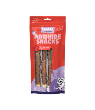 Braaaf Braaaf Rawhide Twister Eend (3 st.) - 25 cm