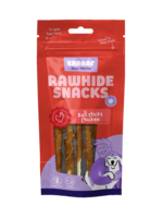 Braaaf Braaaf Rawhide Roll Sticks Kip - 8 st.