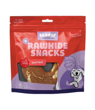 Braaaf Braaaf Rawhide Donut Rund & Vis