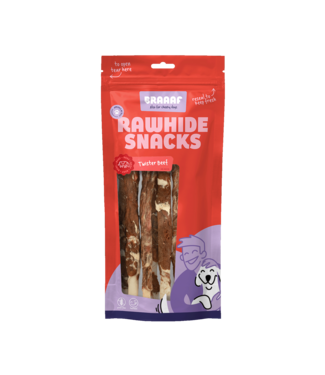 Braaaf Braaaf Rawhide Twister Rund & Vis (6 st.) - 21 cm