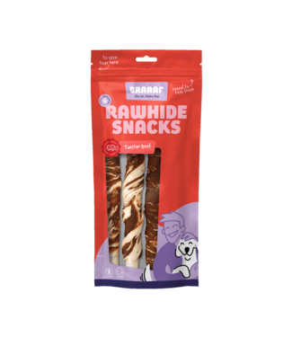Braaaf Braaaf Rawhide Twister Rund & Vis (3 st.) - 21 cm