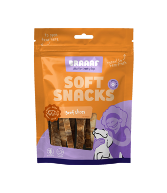 Braaaf Braaaf Soft Snack Slices - Rund & Vis