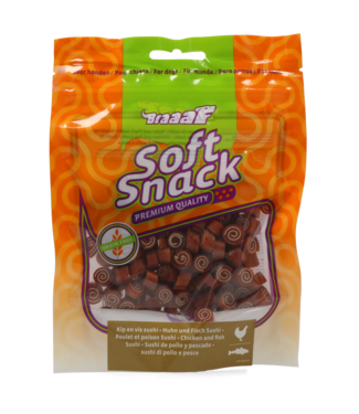 Braaaf Braaaf Soft Snack Sushi - Kip & Vis