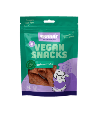 Braaaf Braaaf Vegan Snack Rode Biet Stick - 6 cm