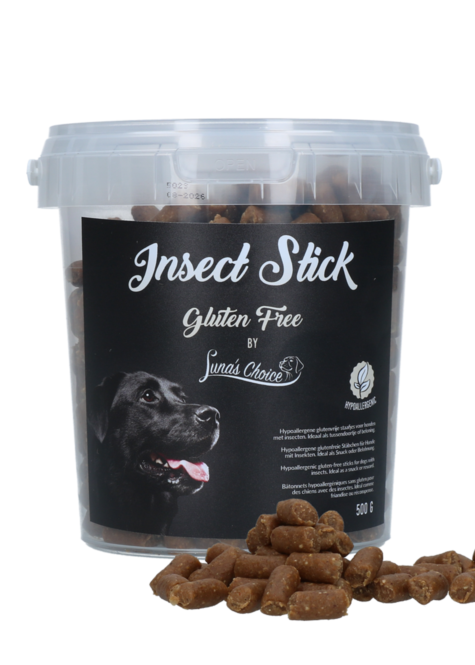 Luna's Choice Luna's Choice Trainer Mix Insect Stick Hypoallergeen (glutenvrij)