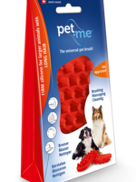 Pet + Me Pet+Me Dog Hair Brush Lang haar Rood