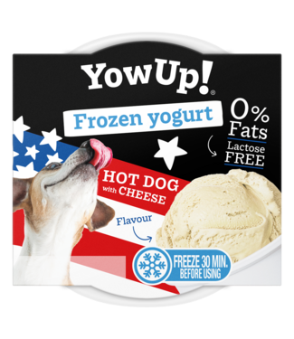 YowUp! YowUp! Frozen Yoghurt Hot dog met Kaas
