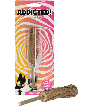 Addicted! Addicted! Wood Popsicle