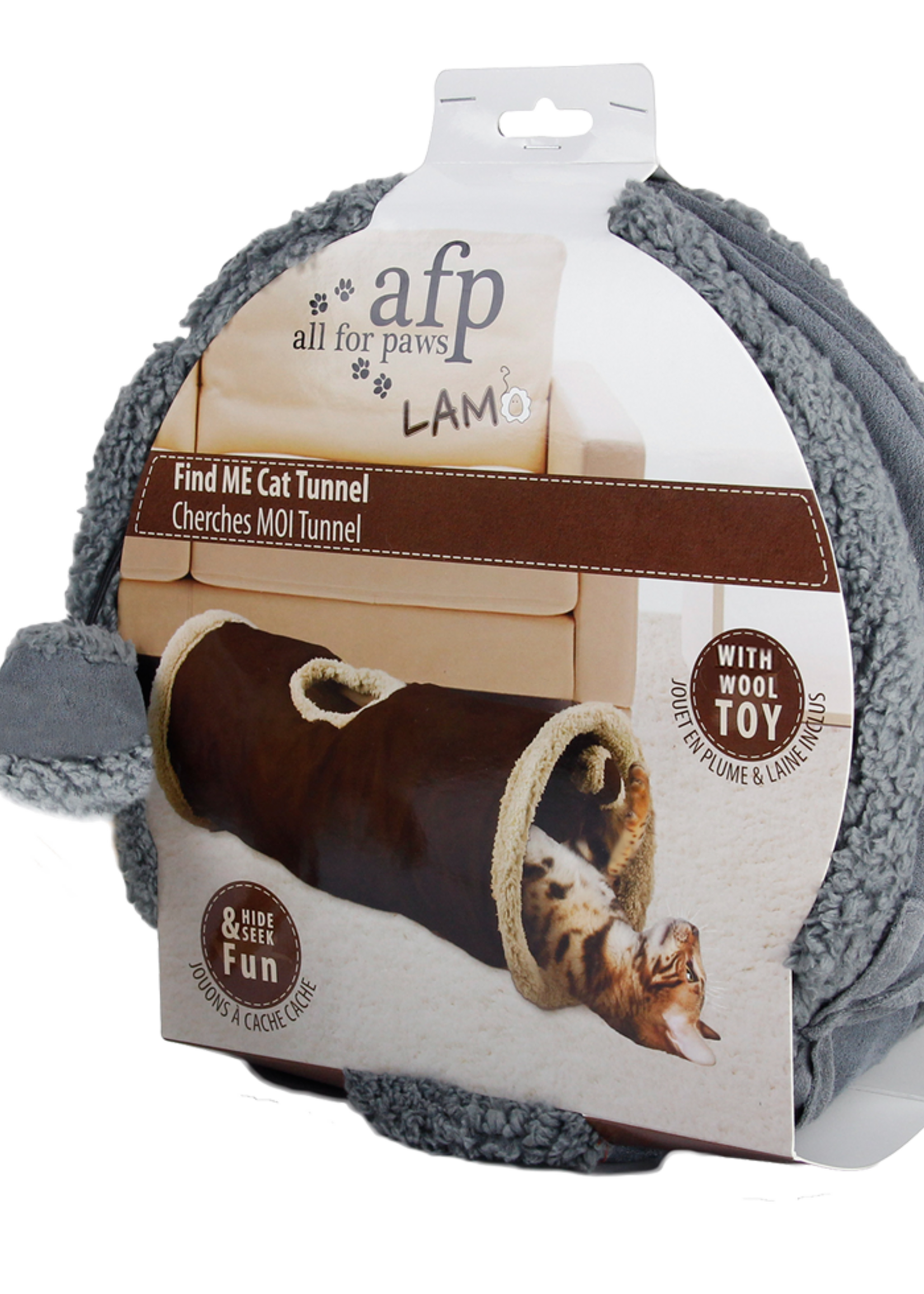 AFP AFP Lambswool - Find Me Cat Tunnel