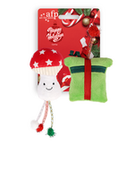 AFP AFP Happy Holidays 2-Pack Paddenstoel & Cadeaudoos