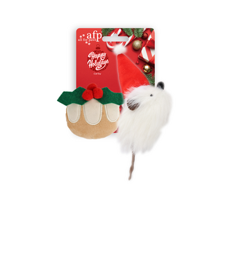 AFP AFP Happy Holidays 2-Pack Mistletoe & Kerstmuis
