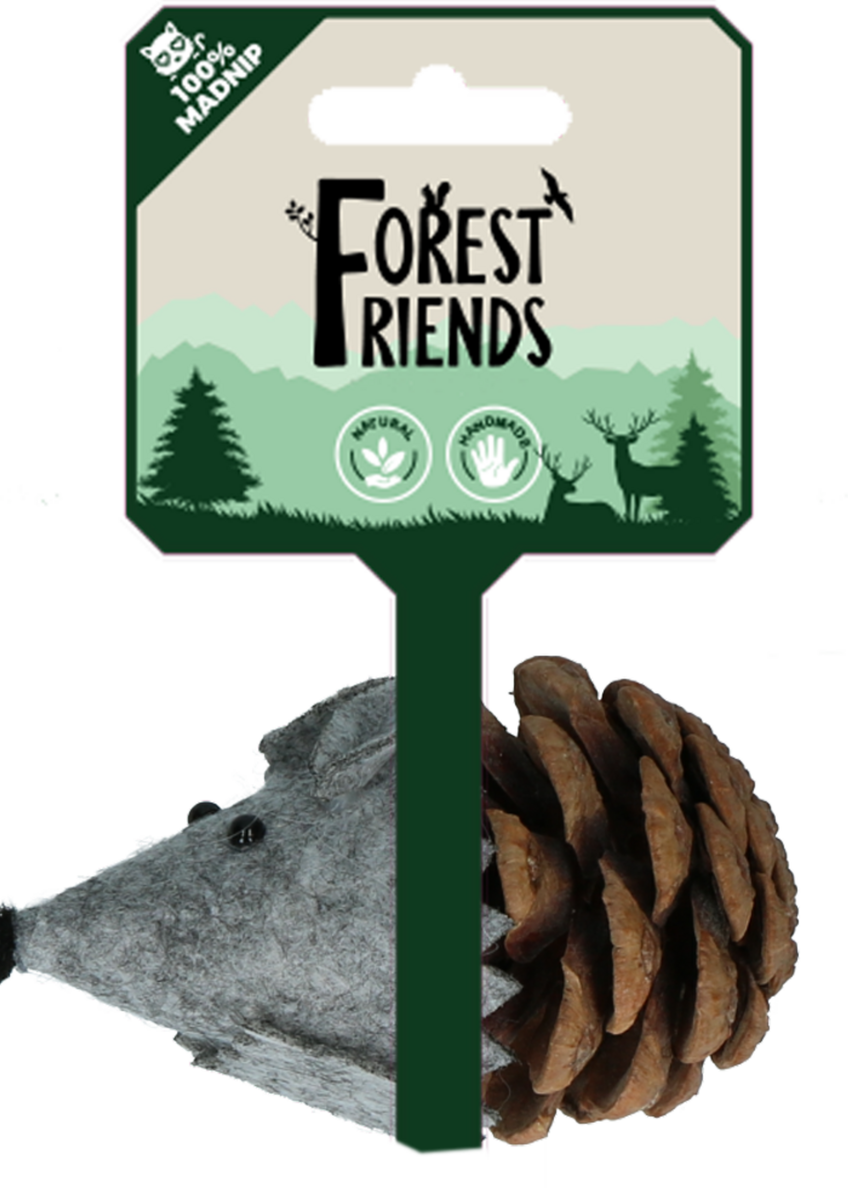 Forest Friends Forest Friends Mouse Grijs