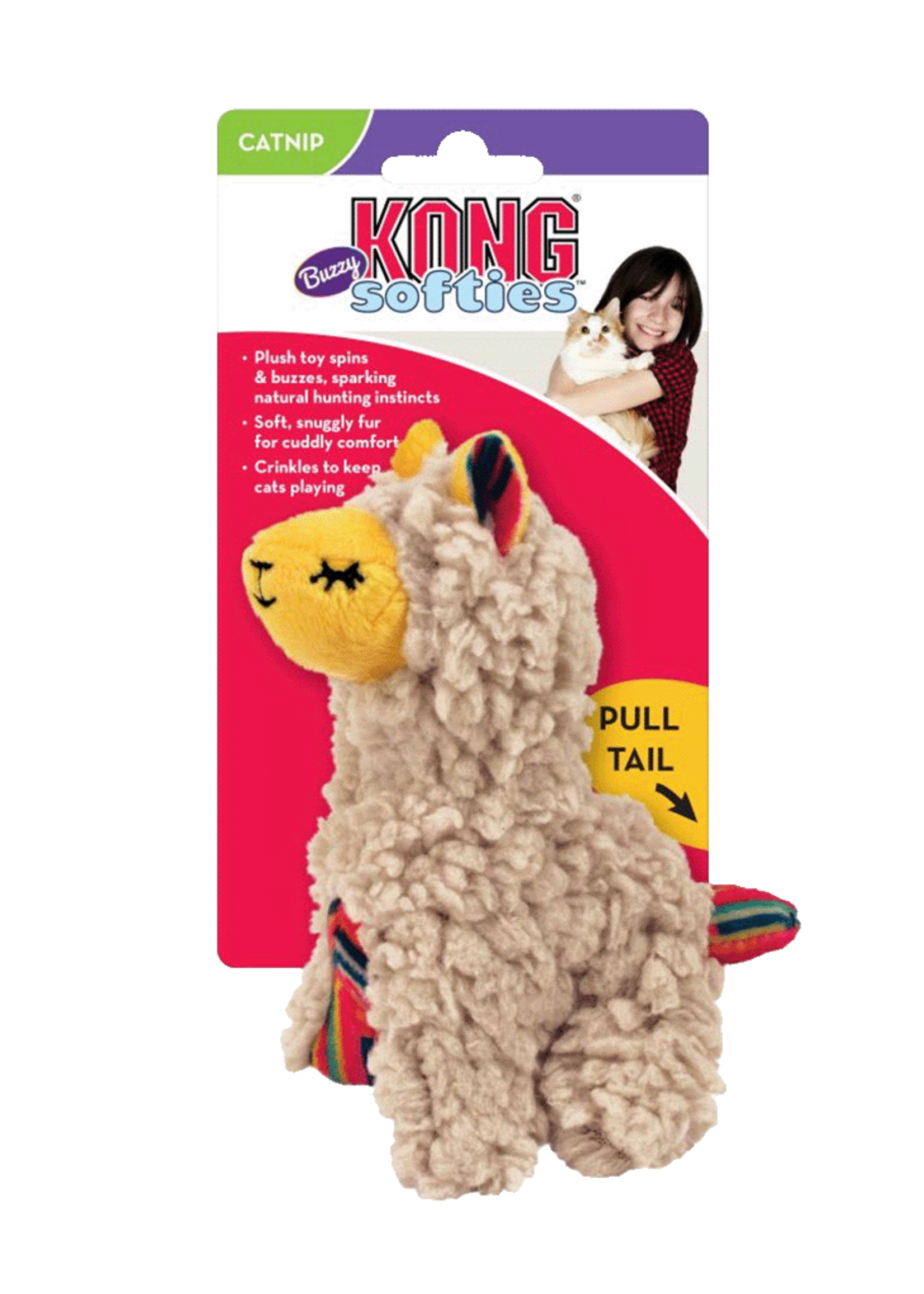 KONG KONG Softies Buzzy Llama