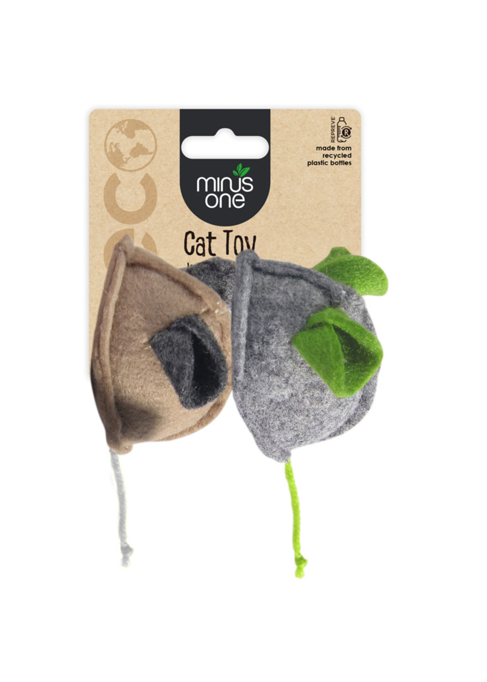 Minus One Minus One Felt Cat Toys Mouse 2-pack