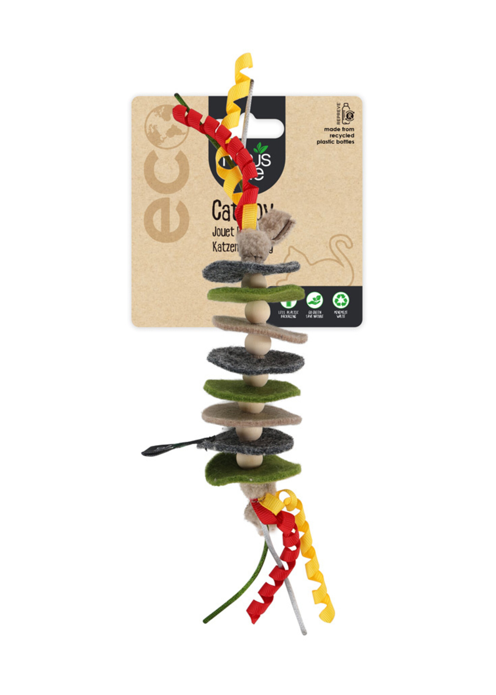 Minus One Minus One Classic Felt Cat Toys Rope