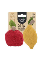 Minus One Minus One Fruit Cat Toys Lemon & Apple