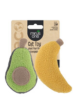 Minus One Minus One Fruit Cat Toys Avacado & Banana