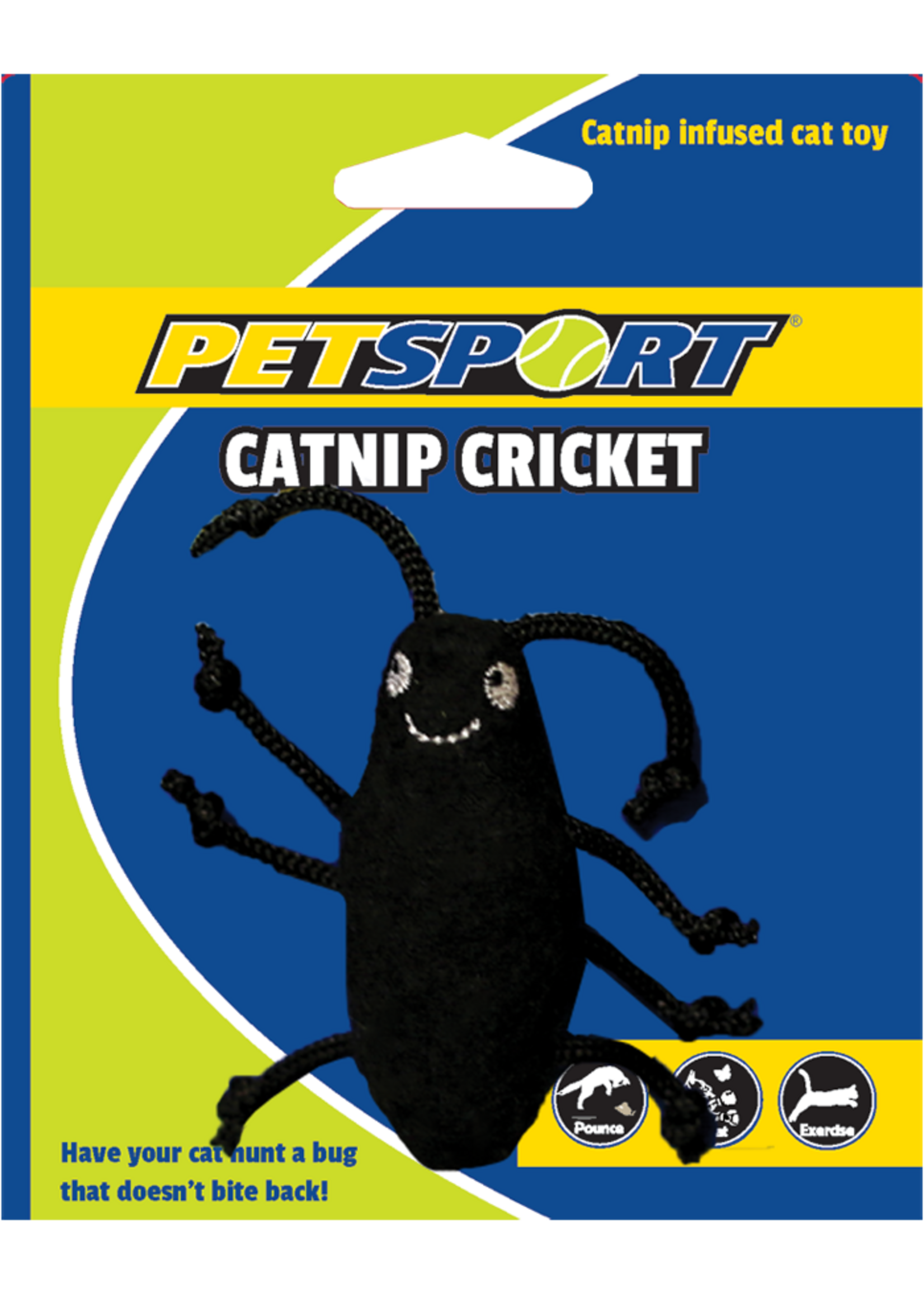 Petsport Petsport Catnip Cricket Zwart