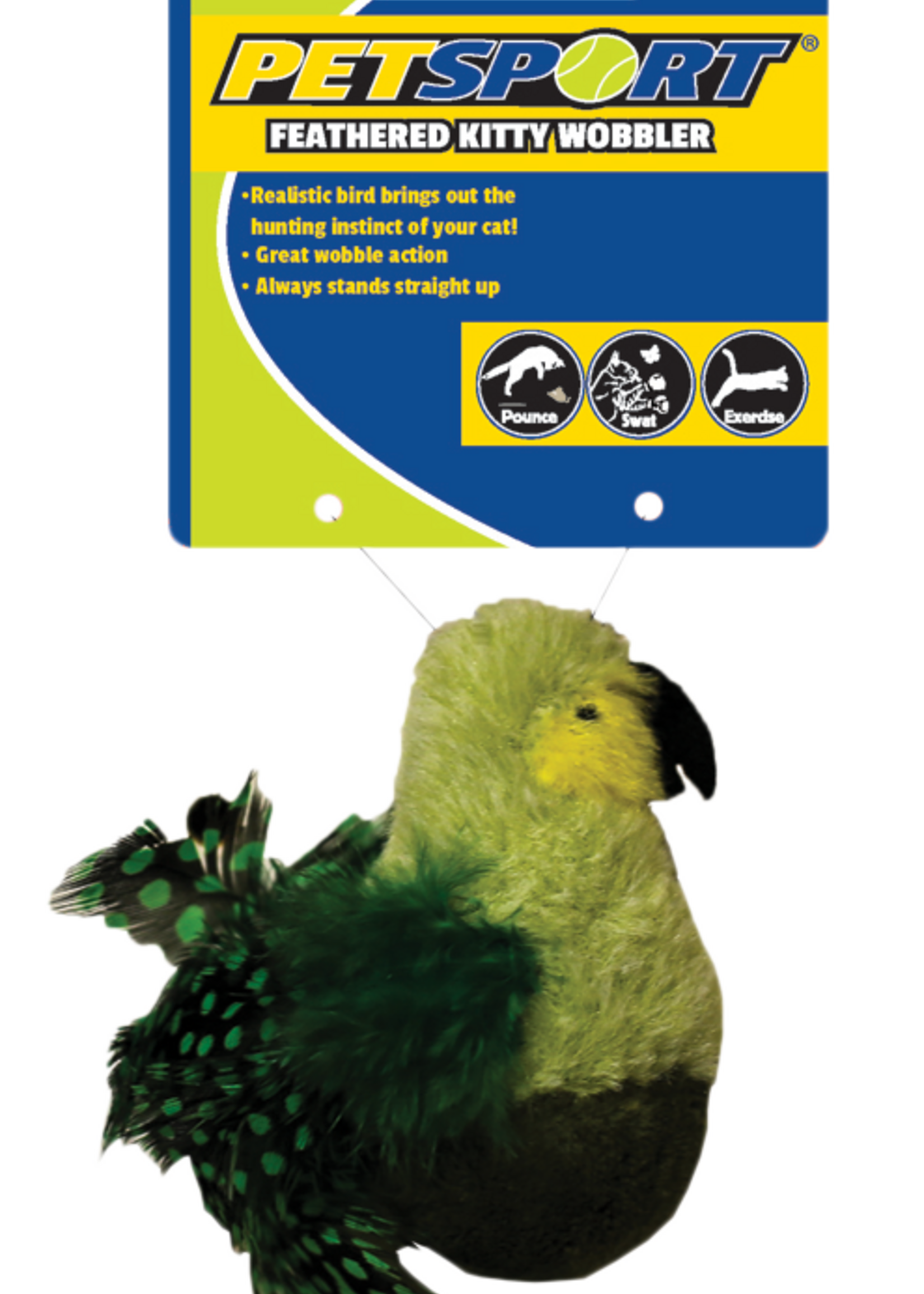 Petsport Petsport Feathered Kitty Wobbler Groen