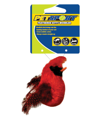 Petsport Petsport Feathered Kitty Wobbler Rood