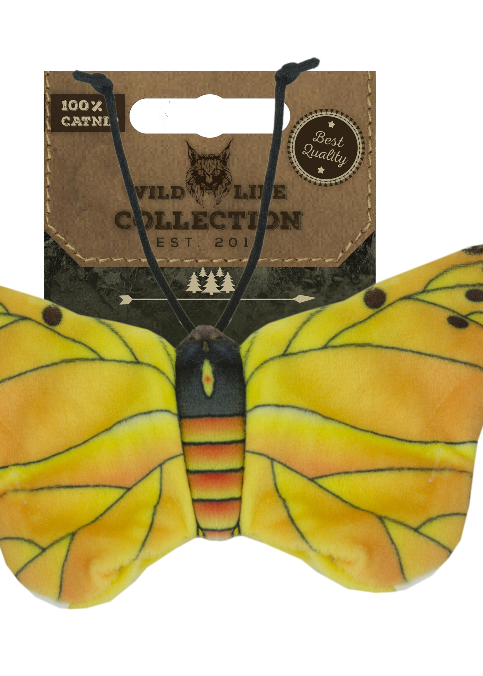 Wild Life Collection Wild Life Cat Gele vlinder