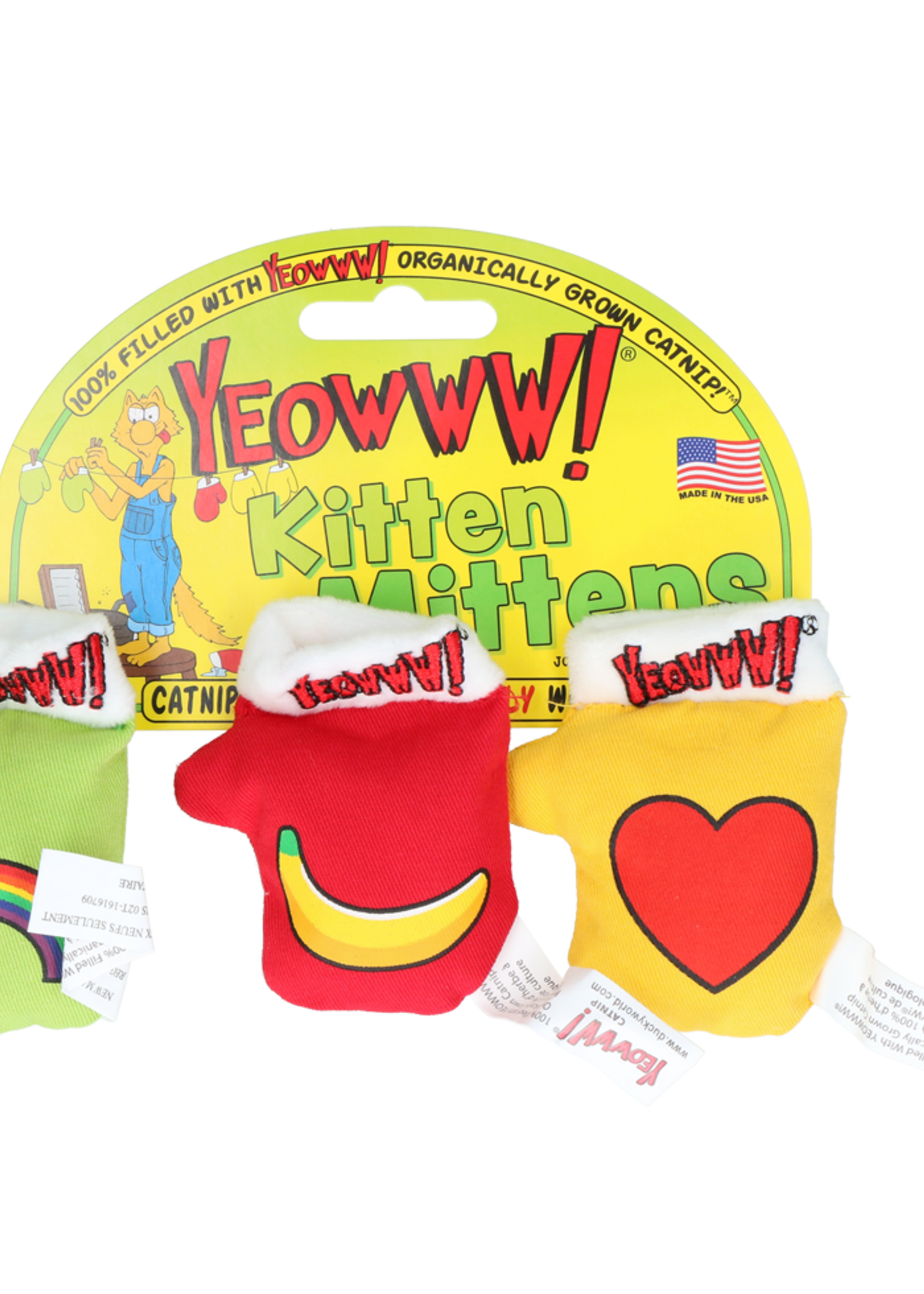 Yeowww! Yeowww! Kitten Mitten 3-pack