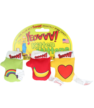 Yeowww! Yeowww! Kitten Mitten 3-pack