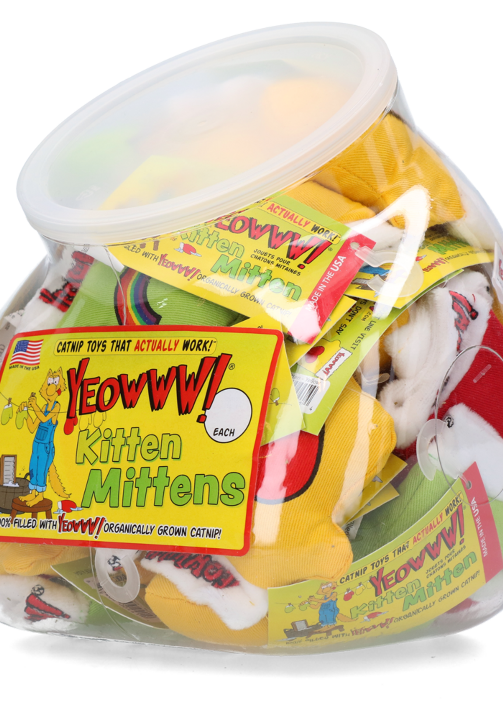 Yeowww! Yeowww! Jug with 30 Kitten Mittens