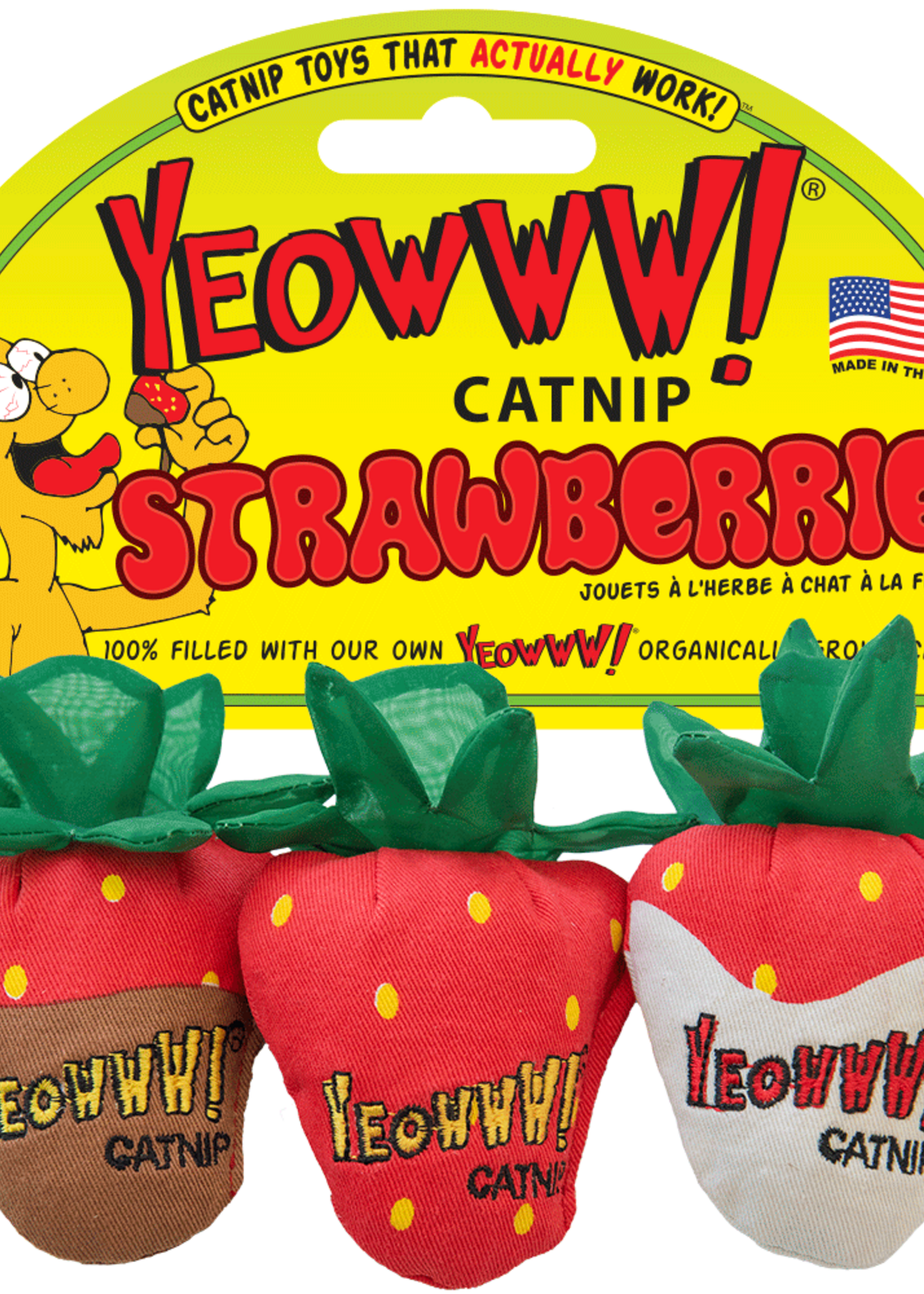 Yeowww! Yeowww! Strawberry 3-pack