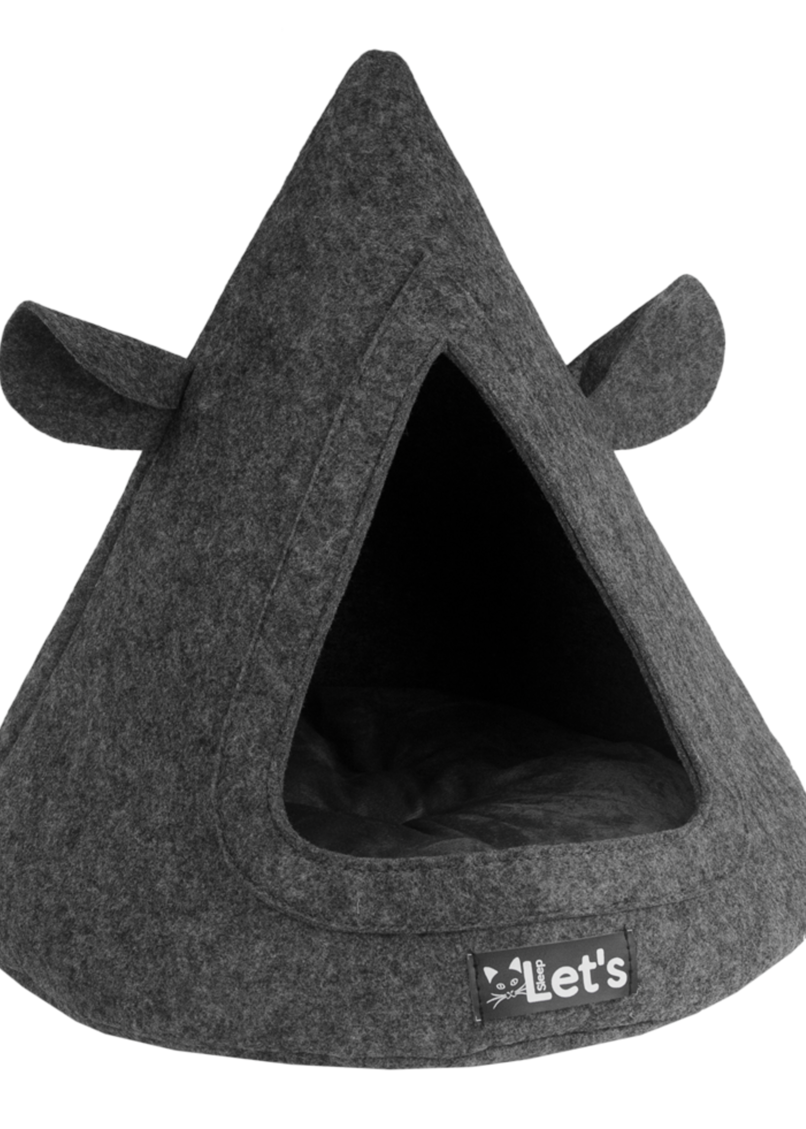 Let's Sleep Let's sleep Pet Cave TeePee Antraciet