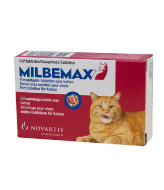 Milbemax Milbemax Tabletten Kat Groot >2kg 4 tabl.