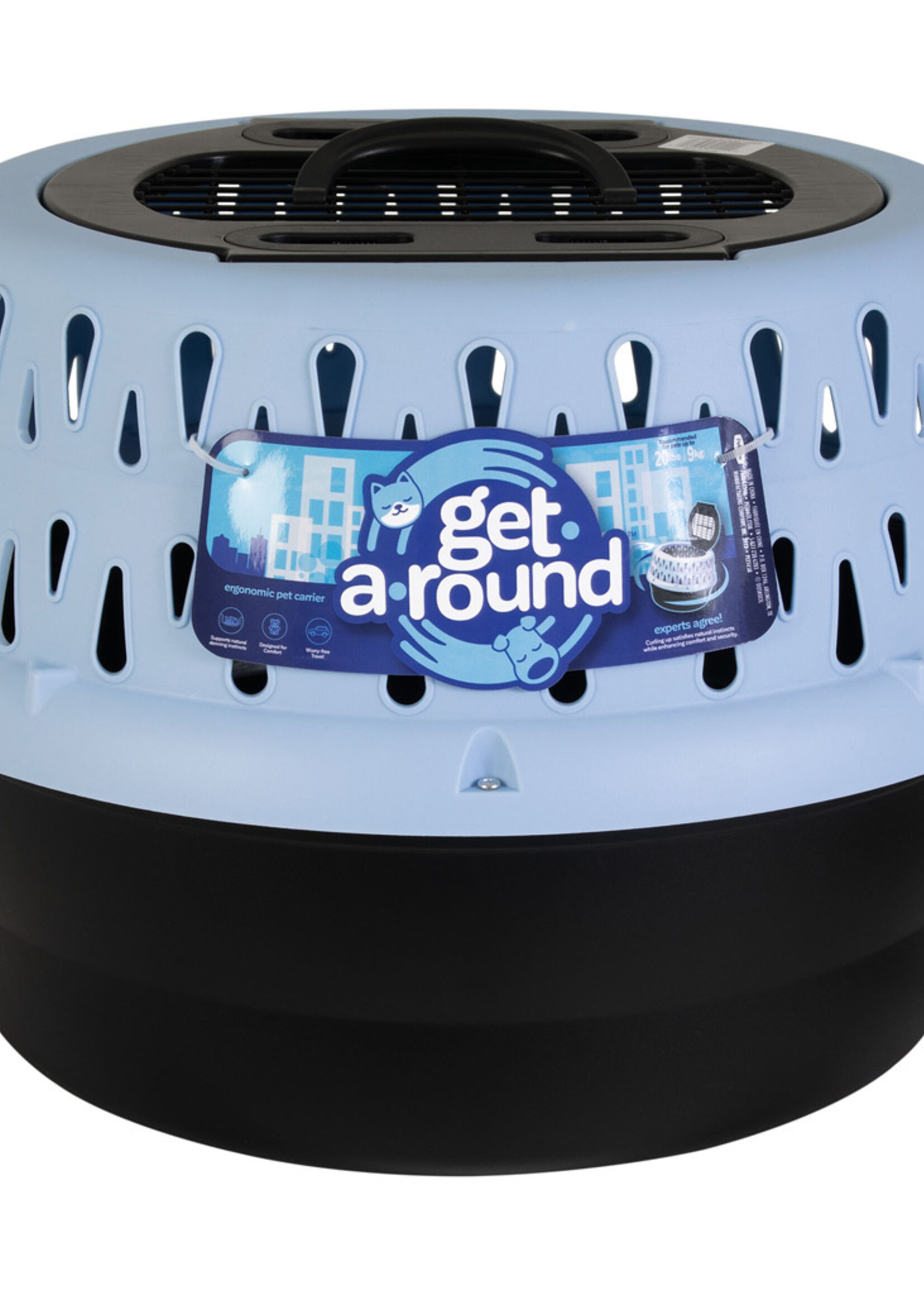 Petmate Petmate Get-A-Round Kennel For Cats Blue