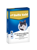 Elanco Bolfo Gold Vlooiendruppels Kat - Vanaf 4 kg - 80 mg 2 pipetten