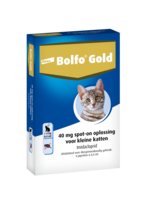 Elanco Bolfo Gold Vlooiendruppels Kat - Tot 4 kg - 40 mg 4 pipetten
