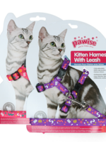 Pawise Pawise Kitten Harness With Leash Pink/Purple