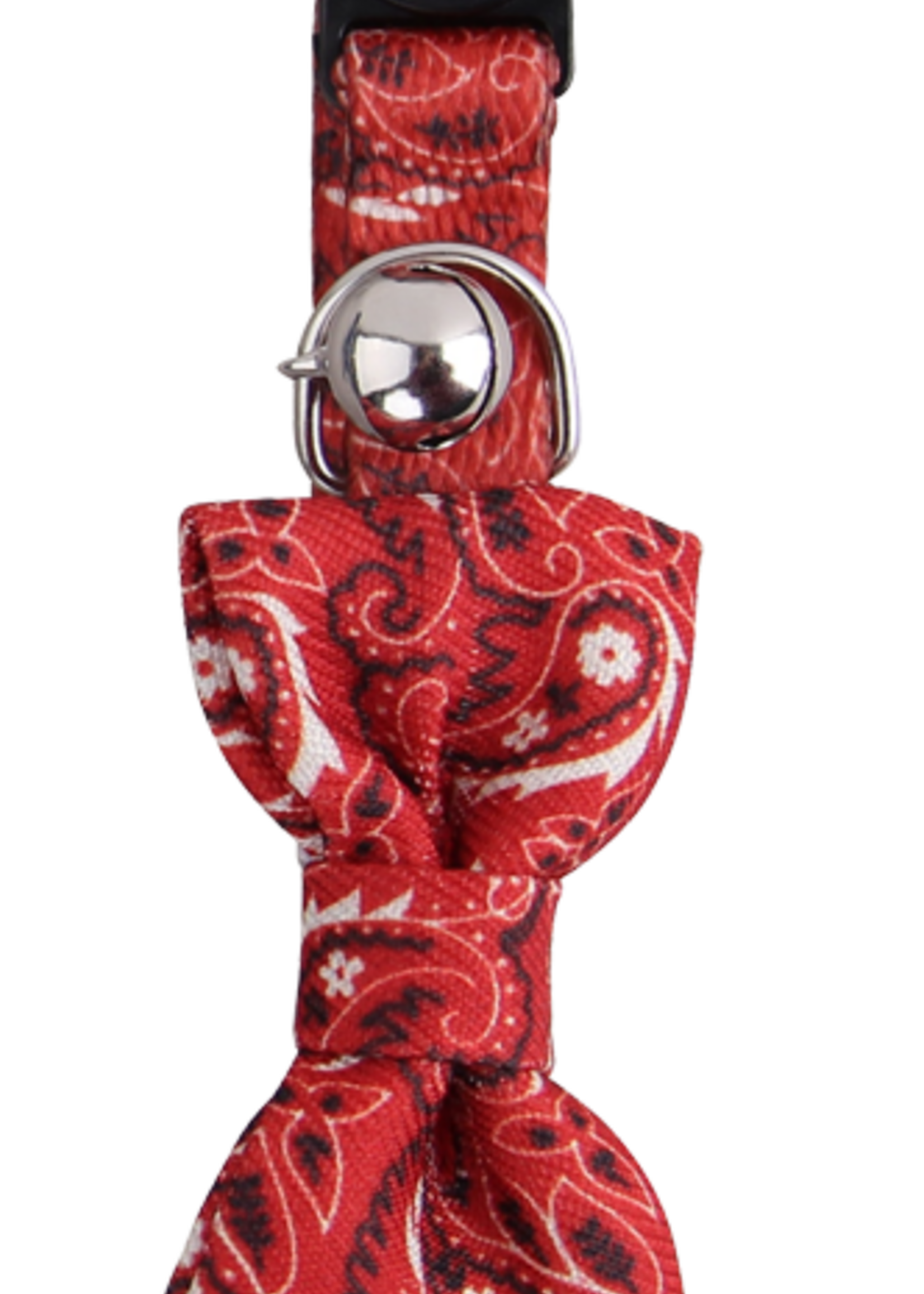 Pawise Pawise Cat Collar With Bowknot Rood
