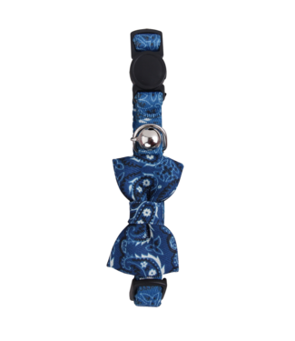 Pawise Pawise Cat Collar With Bowknot Blauw