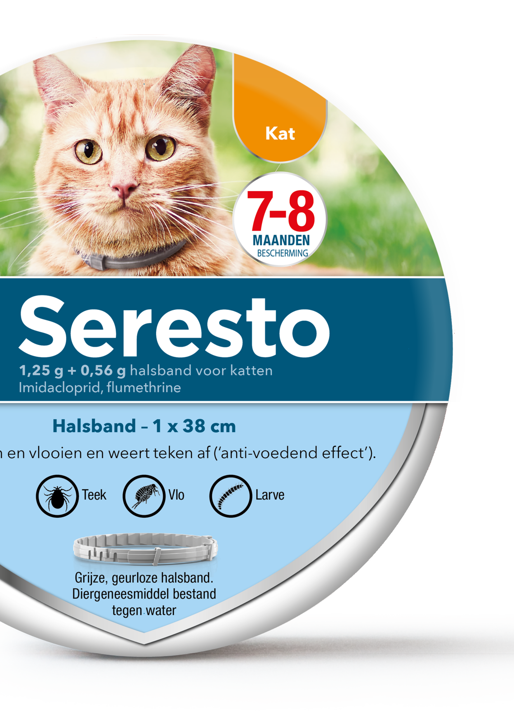 Seresto Seresto vlooien- en tekenband voor katten (1,25 g + 0,56 g)